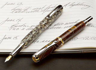 Statesman Jr Rollerball  Rhodium/Gold, Rhodium/Blk Titanium