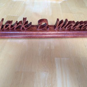 Desk Name plate